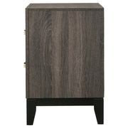Watson 2-drawer Nightstand Grey Oak - 212422
