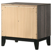 Watson 2-drawer Nightstand Grey Oak - 212422
