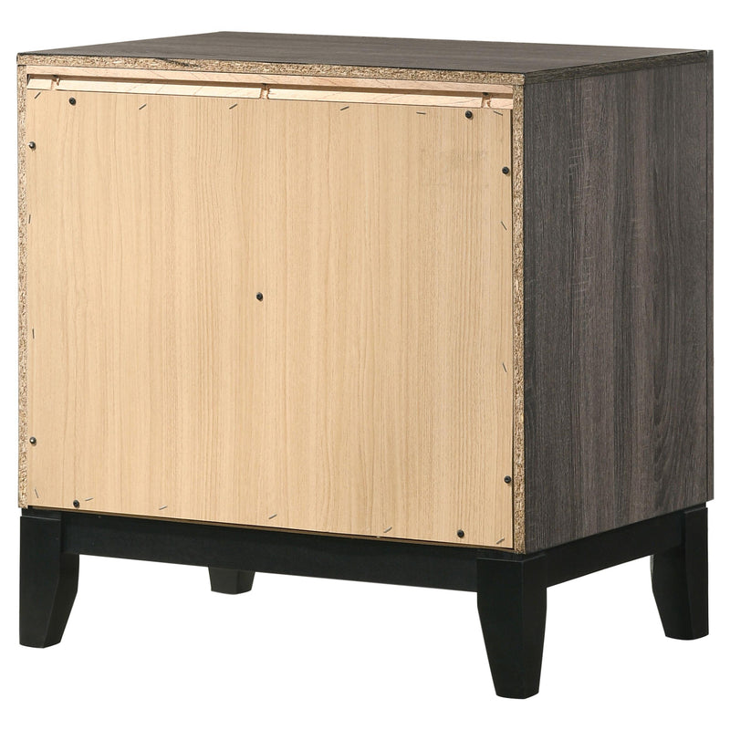 Watson 2-drawer Nightstand Grey Oak - 212422