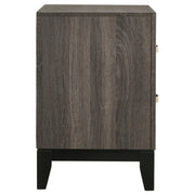 Watson 2-drawer Nightstand Grey Oak - 212422
