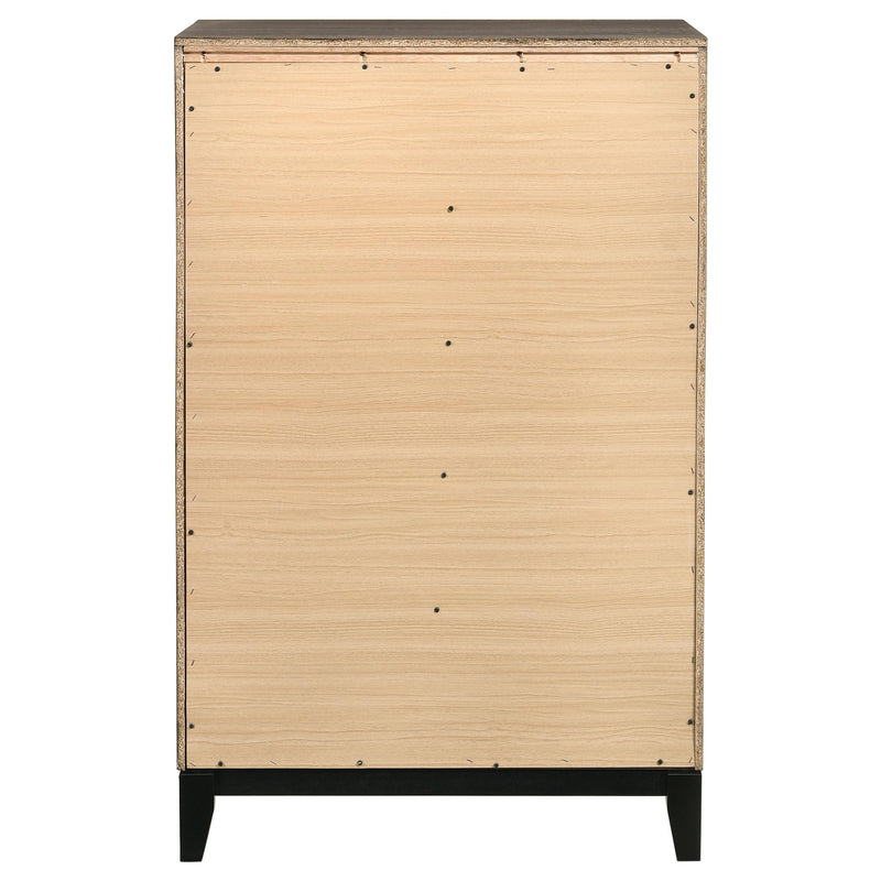 Watson 5-drawer Bedroom Chest Grey Oak - 212425