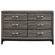 Watson 6-drawer Dresser Grey Oak - 212423