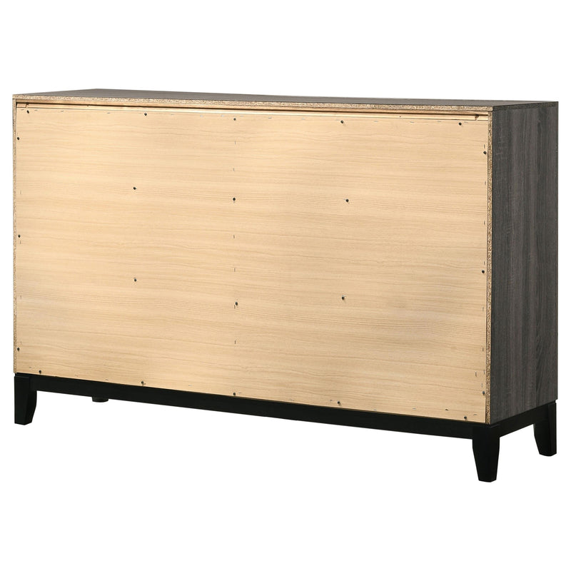 Watson 6-drawer Dresser Grey Oak - 212423