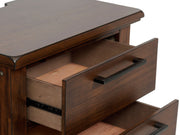 Watson Brown Upholstered Storage Panel Bedroom Set - Gate FurnitureBedroom Set