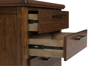 Watson Brown Upholstered Storage Panel Bedroom Set - Gate FurnitureBedroom Set