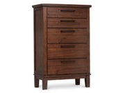 Watson Brown Upholstered Storage Panel Bedroom Set - Gate FurnitureBedroom Set