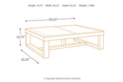 Watson Dark Brown Coffee Table - Gate FurnitureCoffee Table