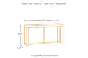 Watson Dark Brown Sofa/Console Table - Gate FurnitureSofa Table