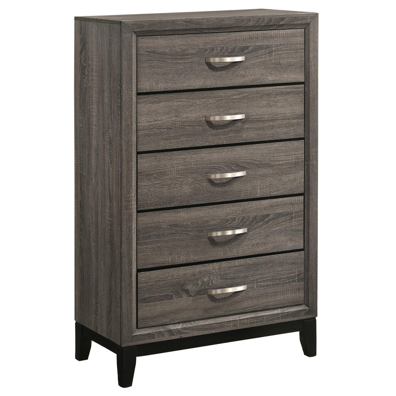 Watson Five-piece California King Bedroom Set Grey Oak - 212421KW-S5