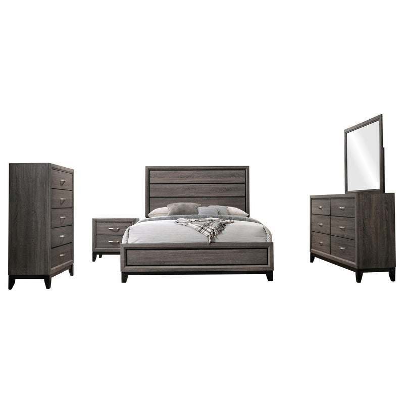 Watson Five-piece California King Bedroom Set Grey Oak - 212421KW-S5
