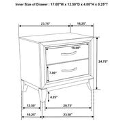 Watson Five-piece Eastern King Bedroom Set Grey Oak - 212421KE-S5