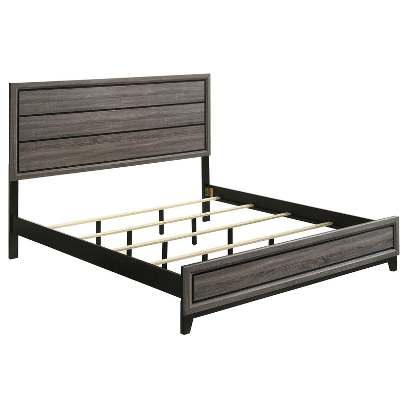 Watson Five-piece Eastern King Bedroom Set Grey Oak - 212421KE-S5