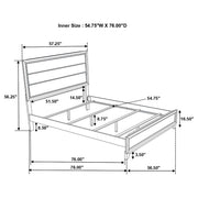 Watson Five-piece Full Bedroom Set Grey Oak - 212421F-S5