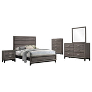 Watson Five-piece Full Bedroom Set Grey Oak - 212421F-S5