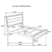 Watson Five-piece Queen Bedroom Set Grey Oak - 212421Q-S5