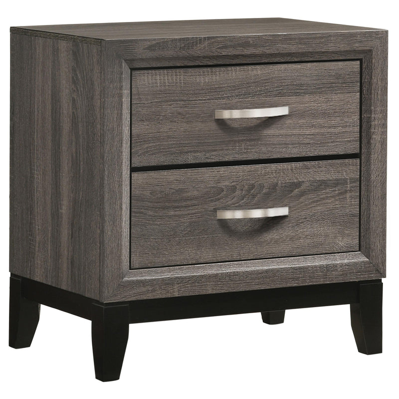 Watson Four-piece Eastern King Bedroom Set Grey Oak - 212421KE-S4