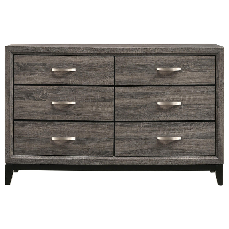 Watson Four-piece Twin Bedroom Set Grey Oak - 212421T-S4