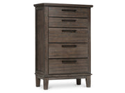 Watson Gray Upholstered Storage Panel Bedroom Set - Gate FurnitureBedroom Set