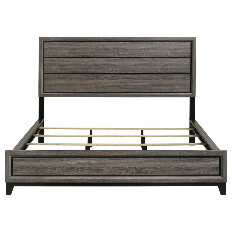 Watson Wood California King Panel Bed Grey Oak - 212421KW