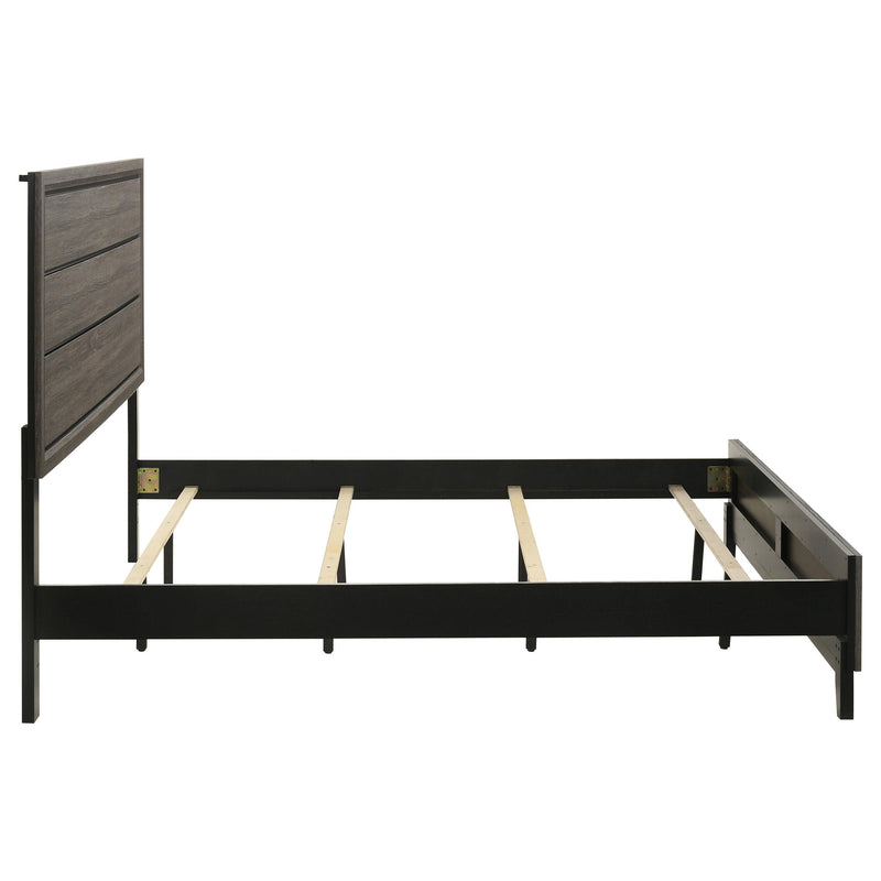Watson Wood Eastern King Panel Bed Grey Oak - 212421KE