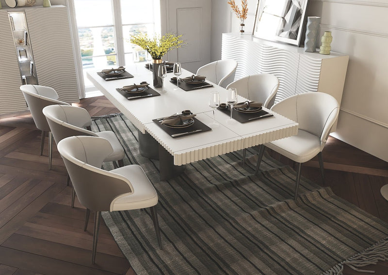 Wave Chair White - Gate FurnitureDining Chair