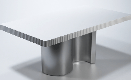 Wave Dining Table W/ 2 Ext. - i36259 - Gate Furniture
