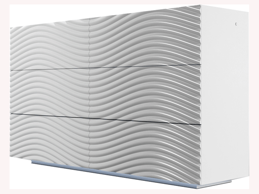 Wave Double Dresser White - i38426