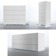 Wave Dressers/Chest White Set - Gate Furniture