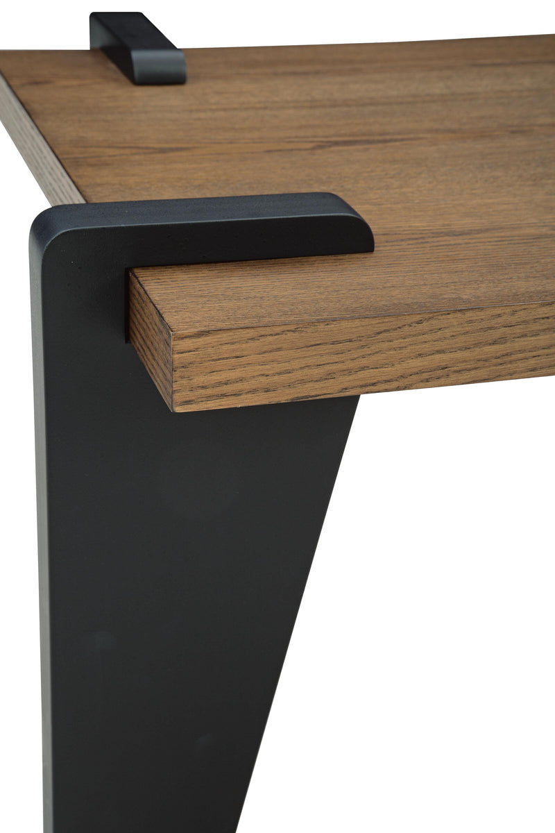 Weathermore Brown/Black Coffee Table - T531-1