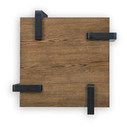 Weathermore Brown/Black End Table - T531-2