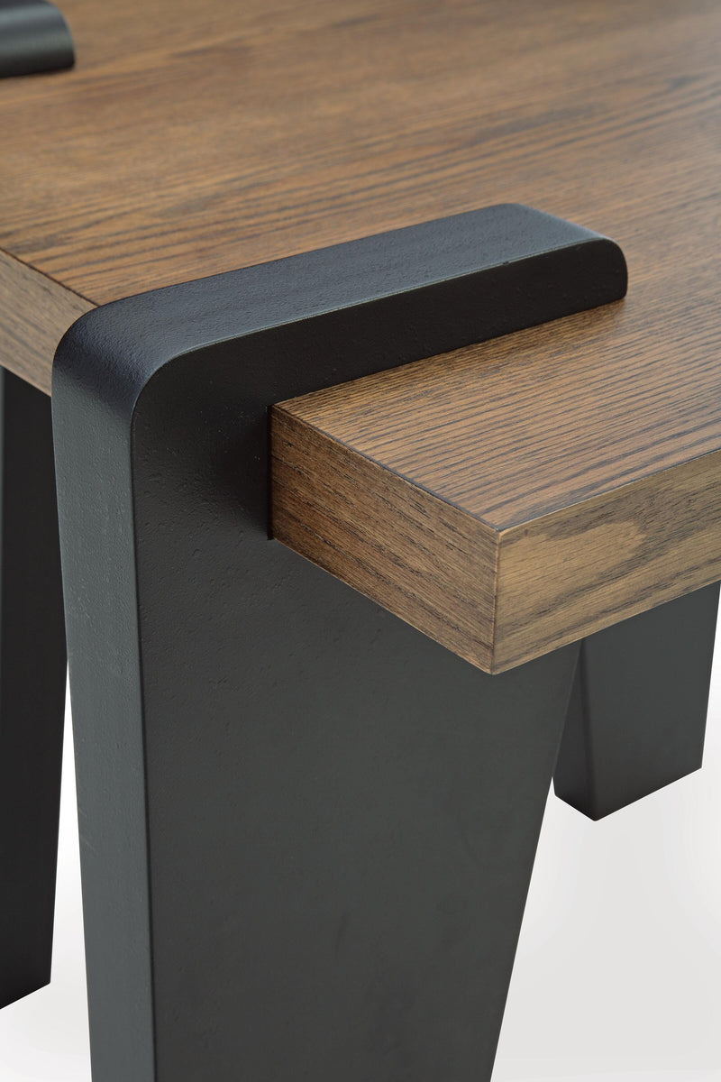 Weathermore Brown/Black End Table - T531-2