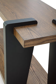 Weathermore Brown/Black Sofa Table - T531-4