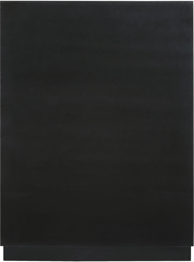 Weave Oak Veneer Chest in Black - 317Black-CH
