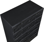 Weave Oak Veneer Chest in Black - 317Black-CH