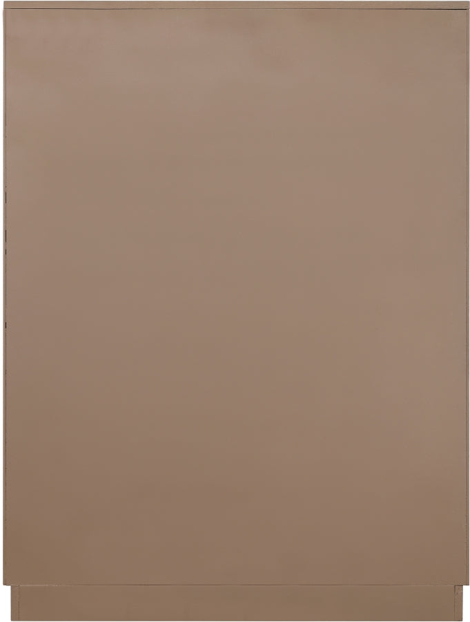 Weave Oak Veneer Chest in Brown - 317Brown-CH