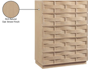 Weave Oak Veneer Chest in Natural - 317Natural-CH
