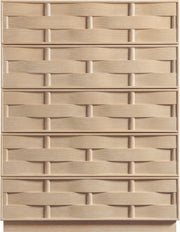 Weave Oak Veneer Chest in Natural - 317Natural-CH