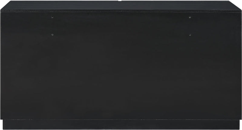 Weave Oak Veneer Dresser in Black - 317Black-D