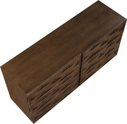 Weave Oak Veneer Dresser in Brown - 317Brown-D