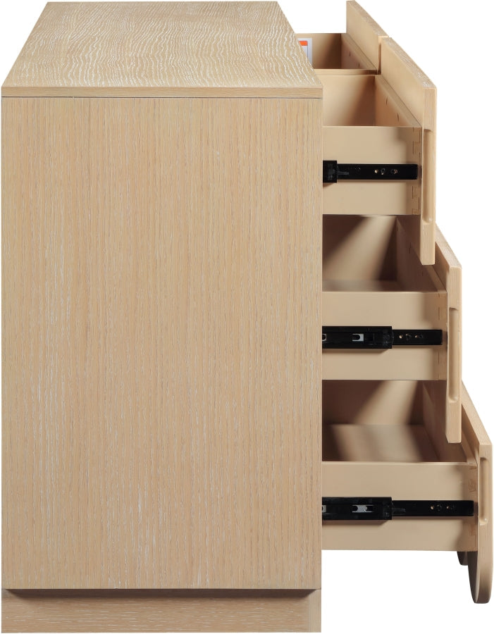 Weave Oak Veneer Dresser in Natural - 317Natural-D