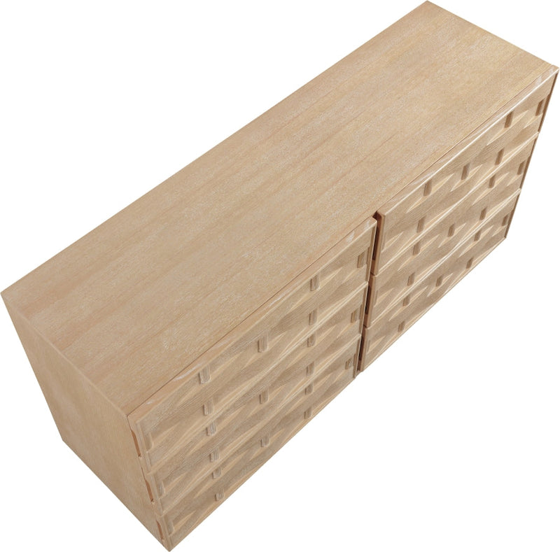 Weave Oak Veneer Dresser in Natural - 317Natural-D