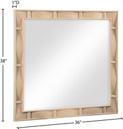 Weave Oak Veneer Mirror in Natural - 317Natural-M