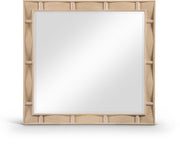 Weave Oak Veneer Mirror in Natural - 317Natural-M