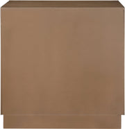 Weave Oak Veneer Nightstand in Brown - 317Brown-NS