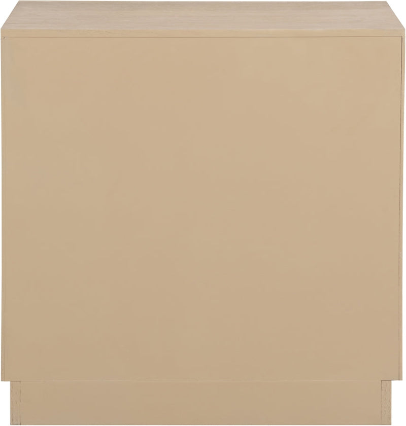 Weave Oak Veneer Nightstand in Natural - 317Natural-NS