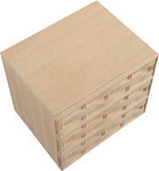 Weave Oak Veneer Nightstand in Natural - 317Natural-NS