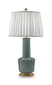 Webbington Teal/Gold Finish Table Lamp - L100944