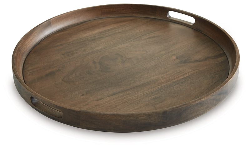 Webbworth Gray Brown Tray - A2000675