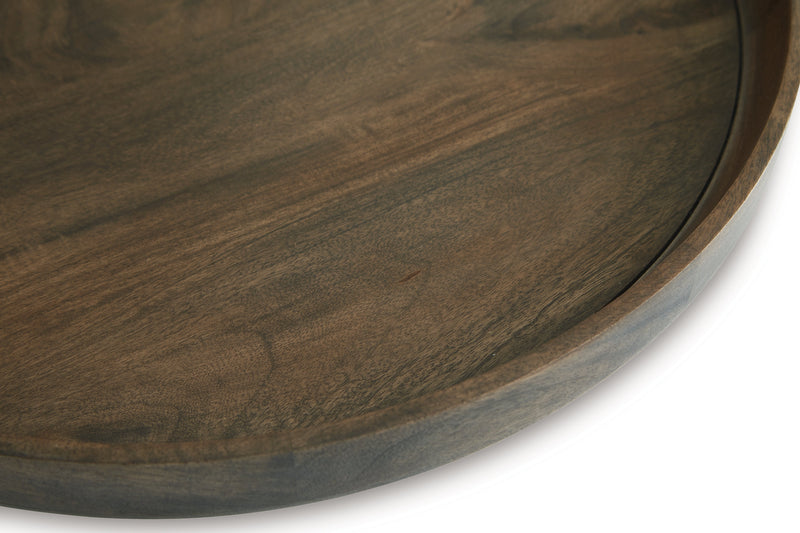 Webbworth Gray Brown Tray - A2000675