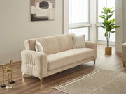 Wedy 3-pieces (Sofa & Loveseat & Chair) Livingroom in Cream - 200-SIM-WED-GIRNE03-321